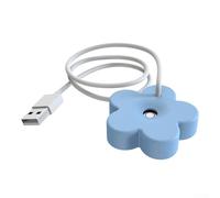 Gdfnmogo Humidificador USB para interior de coche para vehículos, difusor de niebla silencioso con apagado automático de 8 horas, cuerpo de plástico ABS, diseño compacto y portátil para salpicadero o