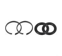 Gdfnmogo Juego de 2 anillos de retención de llave de impacto con juntas tóricas, clips de anillo de retención de enchufe cuadrado de 1/2 pulgada, compatibles con 3/8, 1/2, 3/4, 1 pulgada eléctrica