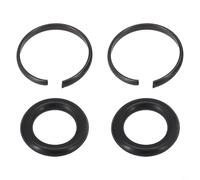 Gdfnmogo Juego de 2 anillos de retención de llave de impacto con juntas tóricas, clips de anillo de retención de enchufe cuadrado de 1/2 pulgada, compatibles con 3/8, 1/2, 3/4, 1 pulgada eléctrica