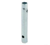 Gdfnmogo - Juego de 6 llaves tubulares métricas de 8 a 17 mm, kit de llaves de tubo de doble extremo con barra de torsión, diseño de enchufe hueco de acero al carbono para reparación de automóviles