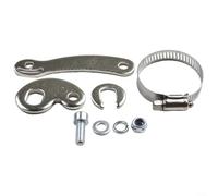 Gdfnmogo Juego de arandelas de brazo de torsión M14 de acero para motor delantero o trasero de bicicleta, se adapta a ejes de bicicleta eléctrica, evita daños por caída, para 14 x 10 mm