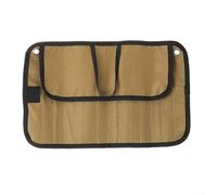 Gdfnmogo Juego de cubiertos de camping de acero inoxidable 304 con bolsa de almacenamiento Oxford 600D para picnics al aire libre, barbacoas y viajes, cuchara, tenedor, palillos (bolsa vacía de color