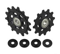 Gdfnmogo Juego de polea de desviador trasero de 12 velocidades con ruedas guía 12T y 14T, repuesto de aluminio para ruedas Jockey SRAM Eagle XX1 X01