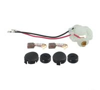 Gdfnmogo Juego de portaescobillas de carbón para herramientas rotativas - Montaje de soporte de cepillo resistente a la abrasión para-Makita