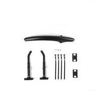 Gdfnmogo Juego de protectores de bicicleta de carretera para ruedas 700C, guardabarros ajustable PP PET con montaje de dos puntos, diseño aerodinámico telescópico (frente único)