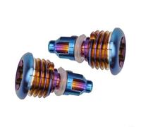 Gdfnmogo Juego de tornillos de purga de freno de bicicleta de aleación con junta tórica para Magura MT2 MT4 MT5 MT7 MT8, perno de purga de freno hidráulico y válvula para kit de reparación de palanca
