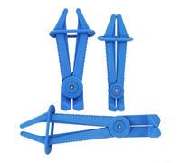 Gdfnmogo Kit de alicates de abrazadera de manguera ajustable para tuberías de refrigerante y aceite, juego de herramientas de pellizco de ABS de 3 piezas, herramienta manual compacta portátil