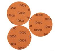 Gdfnmogo Kit de almohadillas de pulido de restauración de faros de 3 pulgadas, 21 piezas con discos de lijado de grano 240-10000, esponja y adaptador para taladro pulidor de coche, detalles de