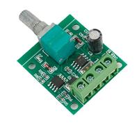 Gdfnmogo Kit de control de velocidad del motor CC, módulo PWM, ajuste del potenciómetro, conexión de terminal de barrera, voltaje variable 1.8V-12V, regulación confiable del motor