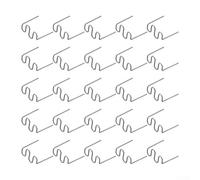 Gdfnmogo Kit de grapadora caliente de soldadura de plástico de 500 piezas con grapas onduladas para reparación de chapa y parachoques automotriz, construcción de acero, 0,6 mm/0,8 mm (0,6 mm)