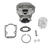 Gdfnmogo Kit de pistón y cilindro de repuesto de 46 mm compatible con motosierras Husqvarna 555 560 562XP y modelos 575 35 58-05, juego de piezas de motor de metal duradero para un acabado suave