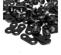 Gdfnmogo Kit de reparación de cadena de motosierra de 3 sobre 8 con 91 eslabones y correas de amarre para cadenas tipo 3/8 lp, compatible con Oregon para 72 sobre 73