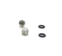 Gdfnmogo Kit de tornillo de purga de freno de disco hidráulico y junta tórica, para calibradores Elixir 9 XX, juego de reparación de sello de acero con anillos de goma, para mantenimiento de