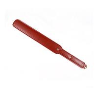 Gdfnmogo Látigo ecuestre de cuero de 18 pulgadas para montar a caballo ligero para entrenamiento y saltar, mango cómodo, bien (marrón 0)