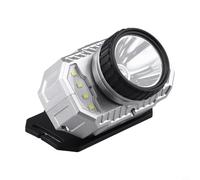 Gdfnmogo Linterna frontal LED recargable por USB para actividades Plus, formato Head-mou al aire libre, agua, pesca, compacto, camping compacto