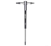 Gdfnmogo Llave hexagonal ajustable con mango en T de 2 mm a 10 mm y para T25, herramienta deslizante de 3 vías para reparación para mantenimiento de ciclismo, acero al cromo vanadio en forma de L