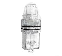 Gdfnmogo Luz de pesca subacuática, lámpara LED de señuelo flash para pesca nocturna y en aguas profundas, luz deslumbrante de 360°, polipropileno a prueba de óxido + acero inoxidable, 11 x 4,3 cm, 70