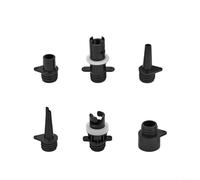 Gdfnmogo Manguera inflable, kit de boquilla de aire con 6 boquillas, conector de plástico para 20 PSI, 100 cm de longitud, garantiza un ajuste hermético, compatible