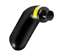 Gdfnmogo Mini bomba eléctrica para bicicleta con motor sin escobillas integrado, 100 PSI para bomba de aire de bicicleta para carretera, montaña y scooter, compacta de 96 mm