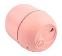 Gdfnmogo Mini humidificador portátil alimentado por USB para el dormitorio del hogar, funcionamiento silencioso, 12 x 9 x 8 cm, humidificador de escritorio ABS con gran tanque de agua (rosa)