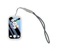 Gdfnmogo Monitor portátil de calidad del aire, detección PM1.0 PM2.5 PM10, sensor de temperatura y humedad, material ABS, carga tipo C, visualización de datos en tiempo real (blanco)