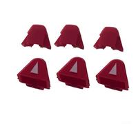 Gdfnmogo No Mar Pad Kit de repuesto para clavadora inalámbrica de 12 V 2540-20, parte 42-38-0009, pies de plástico rojo que no dañan la superficie