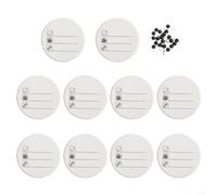 Gdfnmogo Paquete de 10 carretes de espuma EVA para accesorios de aparejos de pesca de carpa, tabla de bobinado de línea de pesca, herramienta de almacenamiento de alambre líder, organizador de