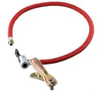 Gdfnmogo Para manguera de bicicleta, tubo de aire de goma y metal de 60 cm con boquilla del Reino Unido, lo que garantiza un inflado fiable para motocicletas y motocicletas