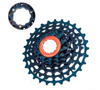 Gdfnmogo Para volante de inercia de 7 velocidades 11-28T plegable para bicicleta, casete de rueda libre de aluminio compatible con buje libre de 7 velocidades, ligero y para una fácil instalación,