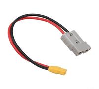 Gdfnmogo Para Xt90 Having - Estañado 600 V para modelos 10 AWG 50a Cable de cobre Rc Adaptador 30 cm Conector de resis térmica - para paneles de alimentación Core Solar (cabeza hembra)