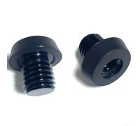 Gdfnmogo Parachoques de extensión de taco de billar con construcción de aluminio y goma, compatible con tacos de billar de rosca 3/8-11, conector negro para fijar el tope del taco a (C)