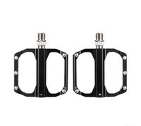 Gdfnmogo Pedales de bicicleta de aleación de aluminio, plataforma plana mecanizada CNC, con 10 pines extraíbles, rodamiento sellado antideslizante, para bicicleta eléctrica MTB Road Urban Cycling
