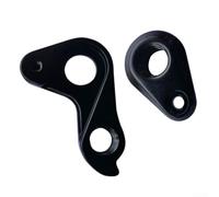 Gdfnmogo Percha de desviador trasero de aluminio CNC para bicicletas de montaña y carretera, negro, protector de deserción de bicicleta, engranajes de repuesto, gancho Mech, montaje de transmisión