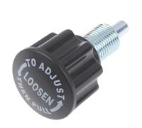 Gdfnmogo Perilla de resorte de acero inoxidable de repuesto para bicicletas estáticas, equipos de fitness y bicicletas estacionarias, longitud total de 6,5 cm, rosca de 20 mm, 1