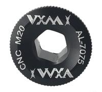 Gdfnmogo Perno de manivela M20 de aleación de aluminio para MTB, tornillo de cubierta de manivela de alta resistencia mecanizado CNC, tapa antipolvo roscada y perno de fijación de soporte inferior