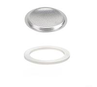 Gdfnmogo Piezas de repuesto para cafetera, sello de junta de goma de silicona para olla de café y moca, varios tamaños de 1 a 12 tazas (2 tazas + tamiz)