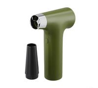 Gdfnmogo Plumero de aire inalámbrico portátil para coche y hogar, ventilador turbo de 110000 RPM con motor sin escobillas, 200 W, recargable tipo C, batería de 3000 mAh, para teclado, oficina