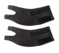 Gdfnmogo Polainas de senderismo para adultos, fundas de nailon de silicona con correas ajustables, protección contra el viento y la nieve y la arena para esquiar,