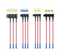 Gdfnmogo Portafusibles de circuito adicional para automóviles de 12 V con ranuras dobles para fusibles ATO/ATC/ATM/APM, compatible con coches, camiones, SUV, ATV, UTV, campamento