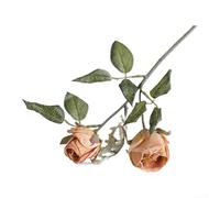 Gdfnmogo Ramo de rosas de tela de seda artificial, pétalos realistas y degradado de color natural, 32 cm de altura, para decoración de bodas, decoración del hogar y accesorios de fotografía (naranja)