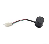 Gdfnmogo Relé intermitente para scooter eléctrico de 12 V 48 V-60 V con interfaz de 3 pines, compatible con scooters eléctricos Citycoco y bicicletas eléctricas, módulo de luz intermitente negra ABS