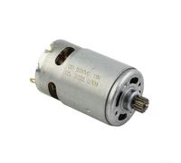 Gdfnmogo RS550 - Motor de repuesto de 18 V, 13 dientes, carcasa de metal, cepillo de carbono magnético fuerte, compatible con destornillador inalámbrico Bosch GSB GSR120-LI Power