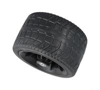 Gdfnmogo Rueda de repuesto para carrito de vagón, rueda de goma de 6.7 pulgadas con banda de rodadura antideslizante, neumático plegable de alta resistencia, 200 kg