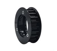 Gdfnmogo Rueda libre 22T, construcción de aleación de aluminio, compatible con cuerpo de cubo y correa HTD-8M-12, para actualizaciones de transmisión de ciclismo