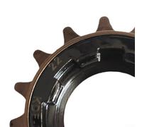 Gdfnmogo Rueda libre de engranaje fijo, piñón de aleación 16T o 18T, durabilidad duradera para bicicletas de pista de una sola velocidad y urbanas (volante de inercia de 18 dientes)