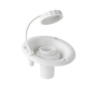 Gdfnmogo RV para tanque de agua dulce Entrada de agua por gravedad con orificio de ventilación para equilibrio de presión de aire, conector de manguera de diámetro múltiple, correa de sujeción