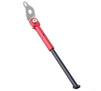 Gdfnmogo Soporte de aleación de aluminio para bicicleta plegable Dahon K3 Plus de 16 pulgadas, soporte lateral izquierdo de liberación rápida con acero inoxidable antideslizante (rojo)