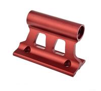 Gdfnmogo Soporte de horquilla para coche, garantiza una liberación rápida a través del eje, hecho de aleación de aluminio, se adapta a horquillas estándar de 100/110 mm, para techo (rojo)