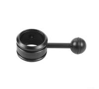 Gdfnmogo Soporte de lámpara de buceo con adaptador de bola de 1 pulgada - Soporte de linterna subacuática de aleación de aluminio y soporte de linterna para buceo