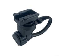 Gdfnmogo Soporte de luz de bicicleta para Cateye, soporte de luz frontal ajustable de 22 a 32 mm, instalación sin herramientas, abrazadera de manillar de plástico ABS, adaptador de soporte de antorcha